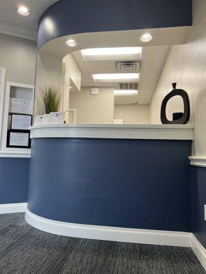 Reception desk