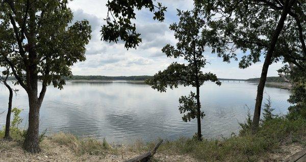 Lake across from house and museum