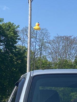 We all love the truck with the rubber ducky!!