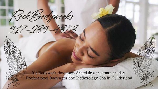 It's Bodywork time now. Schedule a treatment today!
Professional Bodywork and Reflexology Spa in Guilderland, best deal!