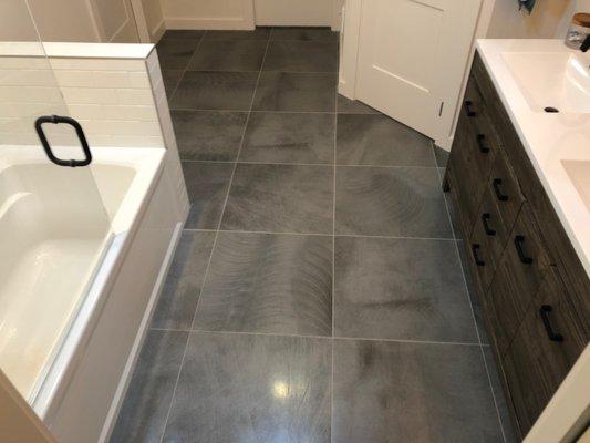 MASTER BATH FLOOR TILE