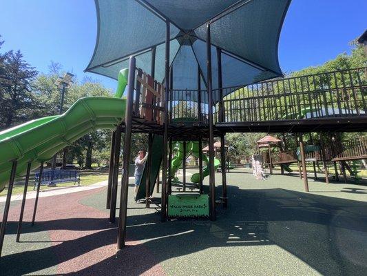 Shaded playground for all ages