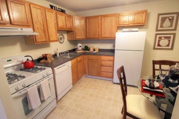 Kitchen with updated appliances