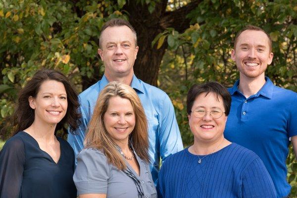 Your Chiropractic Team:
  Dr. William Scobee,
  Dr. Jared Dunlap,
  Dr. Vickie Florine,
  Dr. Melissa Kabler,
  Dr. Shirely Sagerty