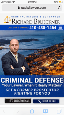 Criminal Defense & DWI Lawyer Richard Brueckner