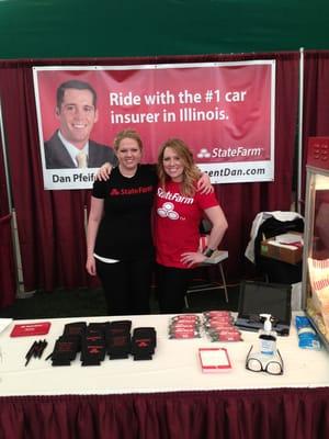 Hanging out at the Pekin Family and Business Expo!