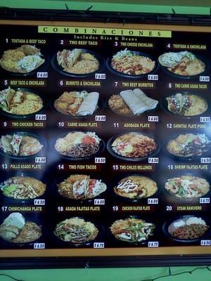 Lots of menu items!!  :)