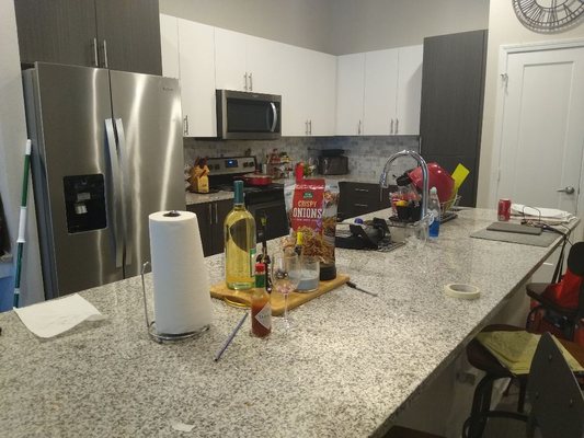 Before Kitchen Cleaning