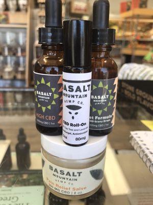 The bottles contain CBD's perfect healing compound for you bodies aches and pains