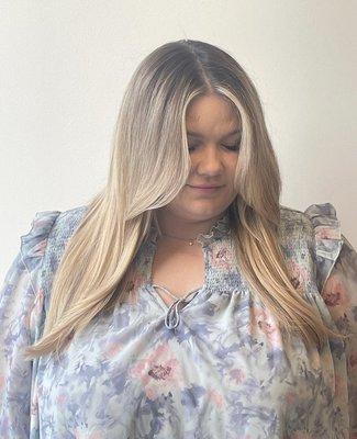 Bombshell Blonding + IBE 2 row application by Meg