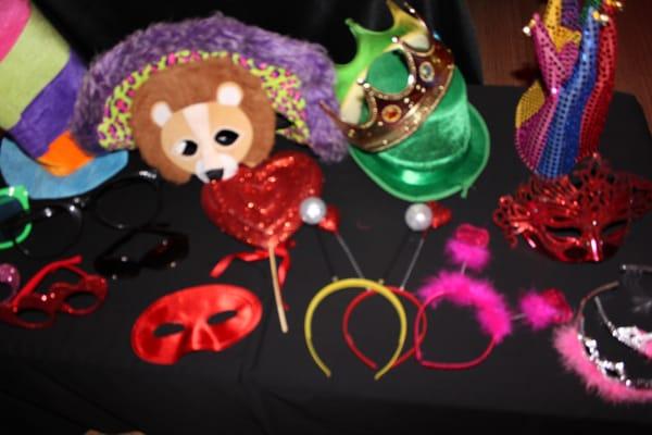 We bring plenty of fun props to every event!!