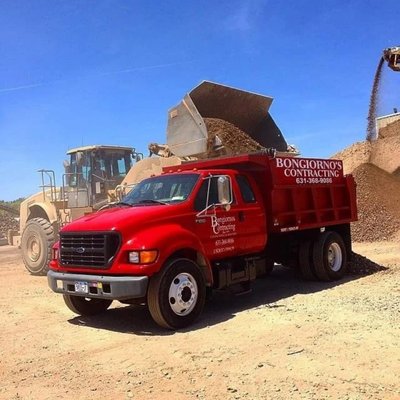 Screened topsoil delivered