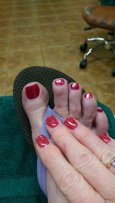 Best pedicure in Annapolis!  You MUST see Susan.