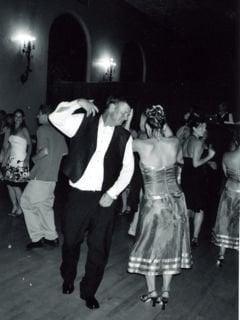 Father of bride having fun at Monterey Peninsula Country Club, Pebble Beach