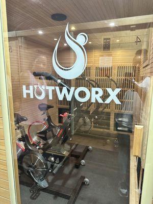 One of the cycling fitness rooms