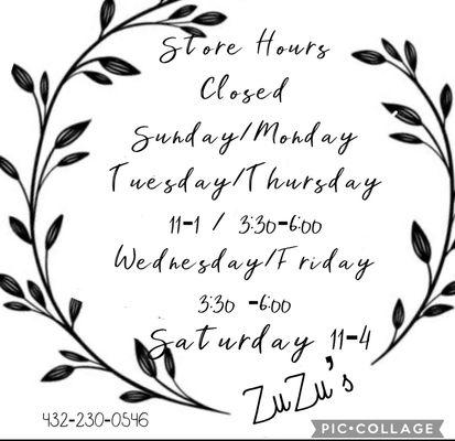 Store Hours