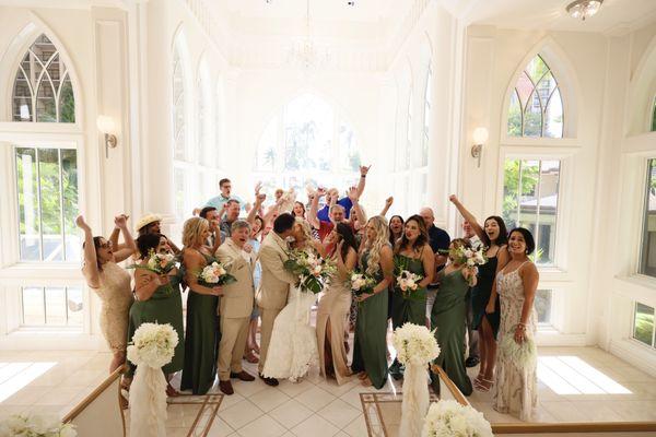 She helped with the planning of the ceremony and everything was perfect.