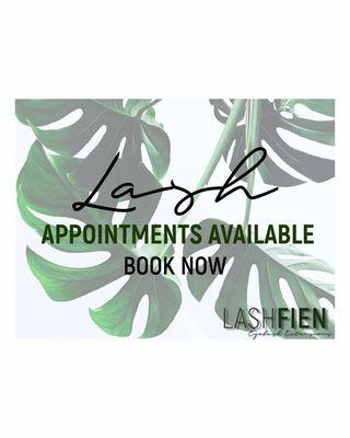 Appointments Available