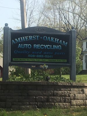 Amherst-Oakham Auto Recycling