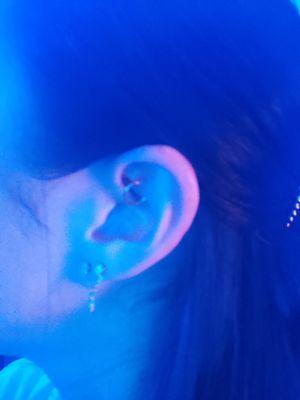 rook piercing done by Cheech