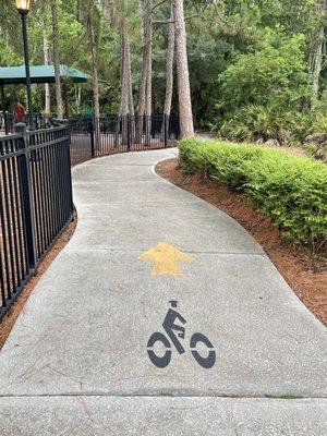 Biking trail, Baybridge Park, Kids Playground, Westchase, Tampa