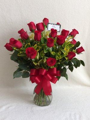 2 Dozen Red Roses