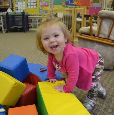 Learning through play in the toddler classroom!