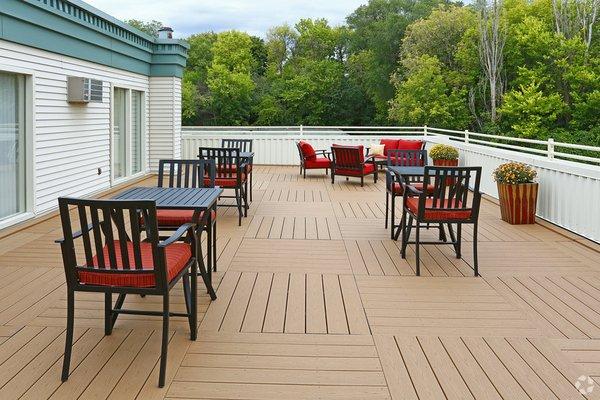 Roof-top patio