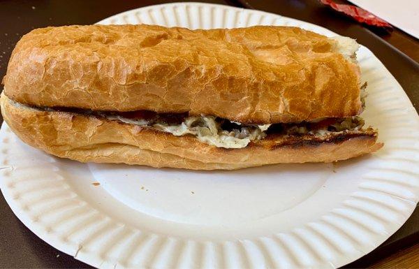 Half cheesesteak