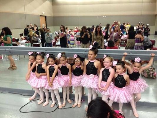 Getting ready for recital