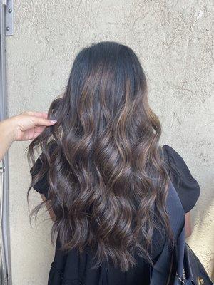 Beautiful balayage done on virgin hair!