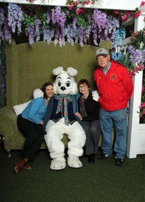 Me as the Easter Bunny and my family!