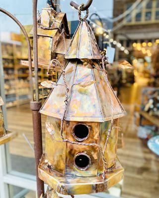 Handmade Copper Birdhouse