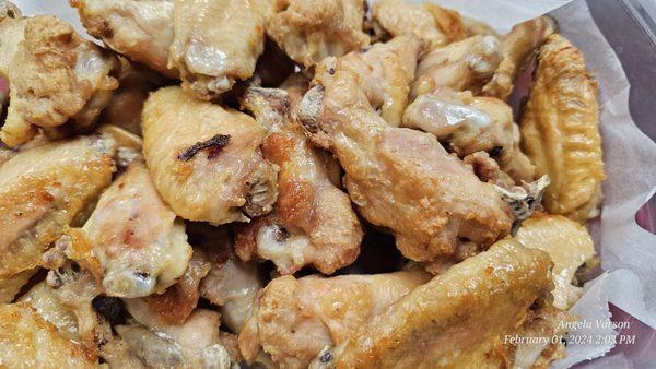 Chicken wings! Baked NOT fried.