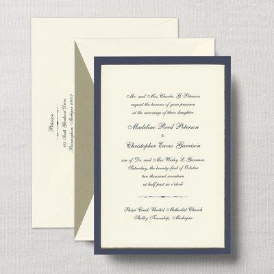 Crane Wedding Invitation