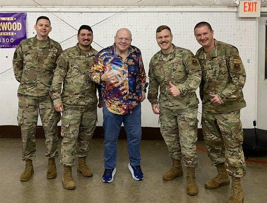 Met with the man, the myth, the legend, Butterbean!! Had an awesome time at Waynesville NC's Roughest and Toughest Brawl!