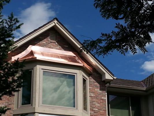 Check out these beautiful Copper Bay Windows that were manufactured and installed by our amazingly talented staff.