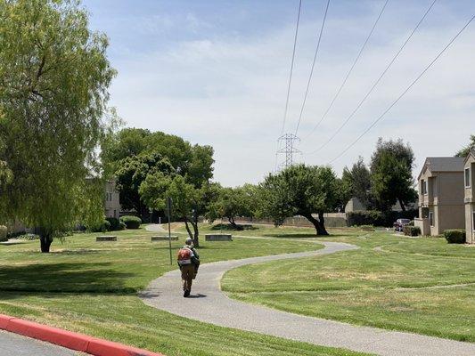 R&D Landscape working at Shadowbrook Apartment