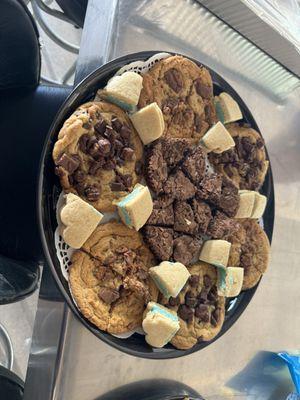 Assorted cookie tray.  Part of DeFelice Bros Pizza Catering offering