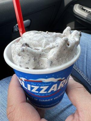 mini oreo blizzard