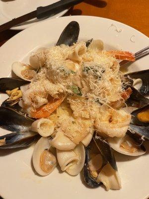 Seafood pasta amazing