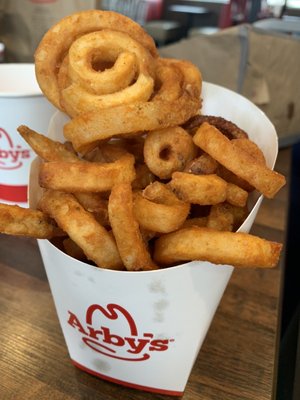 Curly fries $1