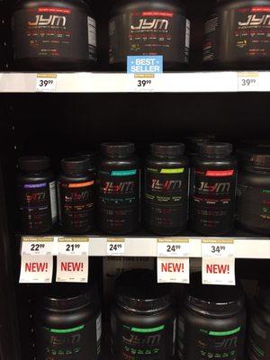 Jim Stopani's JYM line of supplements  Pre JYM Post JYM Pro JYM