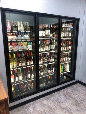 Small cold wine section