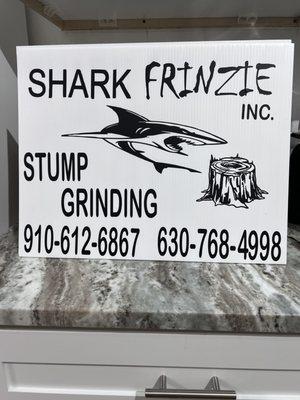 Shark Frinzie Stump Grinding