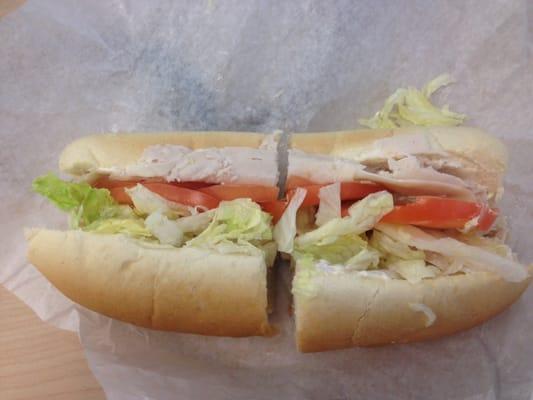 Sub-sandwich is okay. Serviceable.