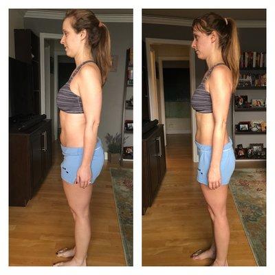 Progress using Fitness and 12 week Nutrition Program