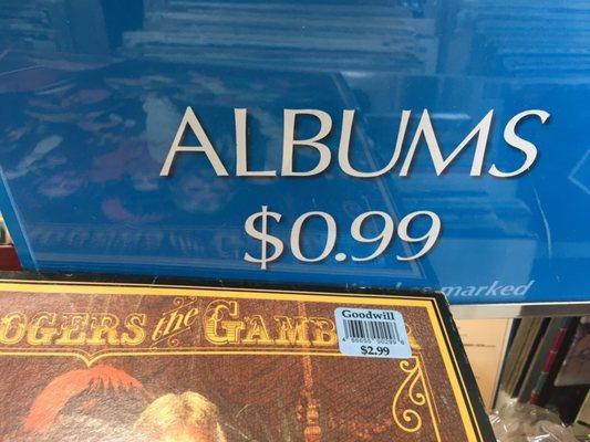 They've jacked up the price on all vinyl albums with a remotely recognizable name to three and six dollars. Don't waste your time here.