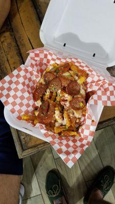 Pepperoni Pizza Fries