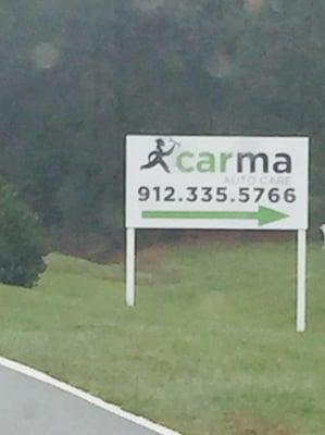 CARma sign on Airways Ave